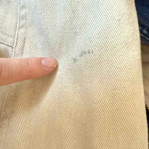 Vtg 90s Streetwear Mens XL Distressed Quilted Heavyweight Denim Varsity Jacket - Picture 8 of 10